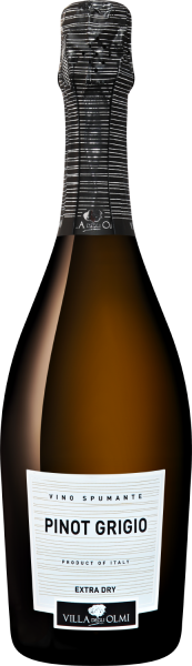Вино игристое Вилла Дельи Олми Пино Гриджио Спуманте Экстра Драй белое брют 11% 0,75 л фото