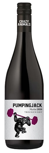 Вино Пампинг Джек Мерло 2021 красное сухое 12% 0,75 л фото