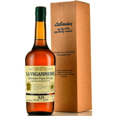Кальвадос Ля Виганери ХО 15 лет Пэи д'Ож 40% 0,7 л в п/у фото