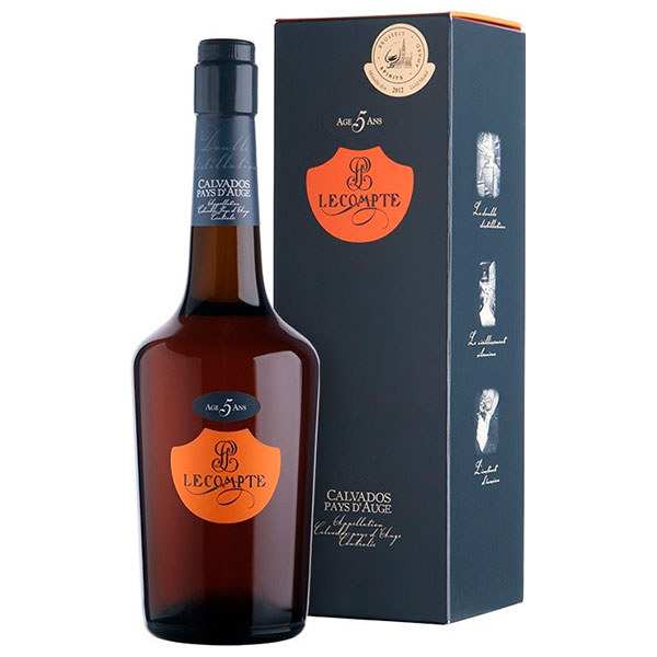 Кальвадос Леконт 5 лет Пэи д'Ож 40% 0,7 л в п/у фото