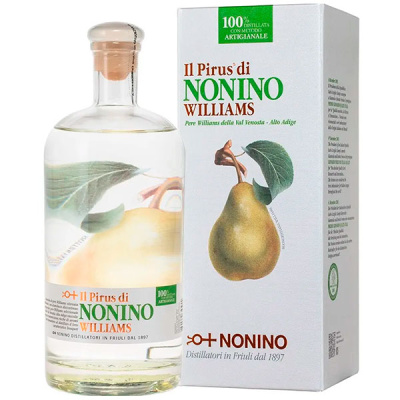 Дистиллят Нонино Иль Пирус Вильямс 43% 0,5 л в п/у фото