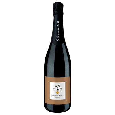 Вино игристое Ка' дель Чино Дольче белое полусладкое 9,5% 0,75 л фото