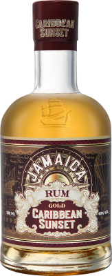 Ром Кариббеан Сансет Ямайка Голд 40% 0,5 л фото