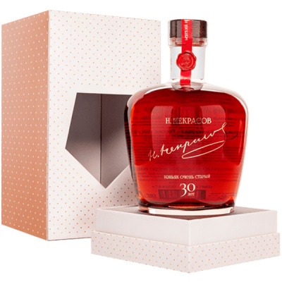 Коньяк Н. Некрасов 30 лет 45% 0,7 л в п/у фото