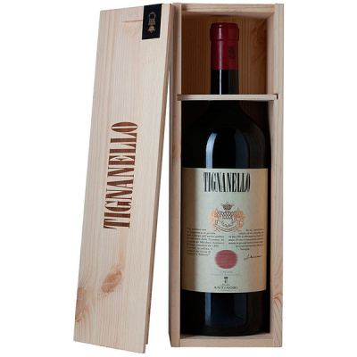 Вино Антинори Тиньянелло Тоскана 2020 красное сухое 14% 1,5 л в дер. кор. фото