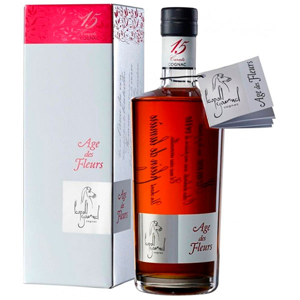 Коньяк Леопольд Гурмель Аж де Флёр Фэн Буа 42% 0,7 л в п/у фото