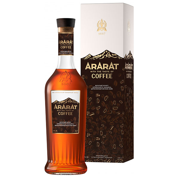 Коньяк Арарат Кофе 30% 0,5 л в п/у фото