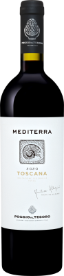 Вино Поджио аль Тезоро Медитерра Тоскана 2020 красное сухое 14% 0,75 л фото