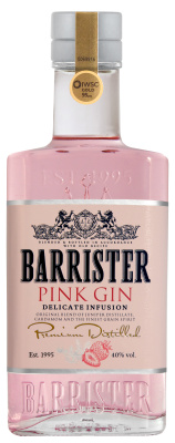 Джин Барристер Пинк 40% 0,375 л фото