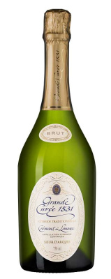 Вино игристое Гранд Кюве 1531 Креман де Лиму НШк 2023 Белое Брют 12% 0,75 л фото