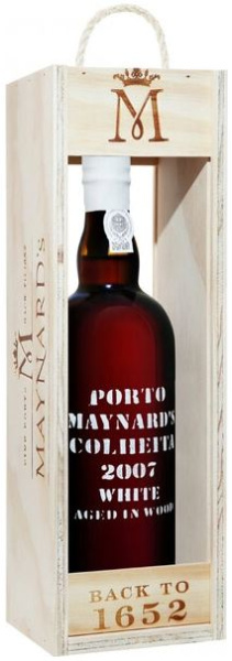 Портвейн Мейнард'с Колейта Уайт 2007 20% 0,75 л в дер. кор. фото