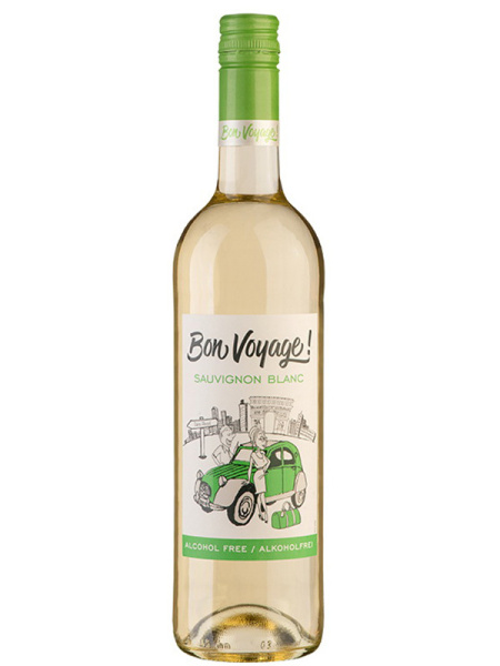 Вино Бон Вояж Совиньон Блан Белое Сладкое 0,5% 0,75 л фото