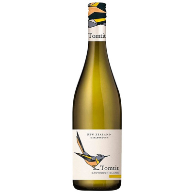 Вино Белое Сухое Tomtit Sauvignon Blanc Marlborough 2024 0,75 л фото