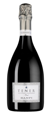 Вино игристое Банфи Тенер Совиньон Шардоне Брют 2023 Белое Брют 12,5% 0,75 л фото