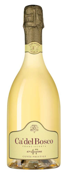 Вино игристое Ка'дель Боско Франчакорта Кюве Престиж 2022 Белое Экстра Брют 12,5% 0,75 л фото