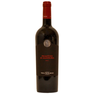 Вино Красное Полусухое Tenute Rubino Primitivo di Manduria 2019 0,75 л фото