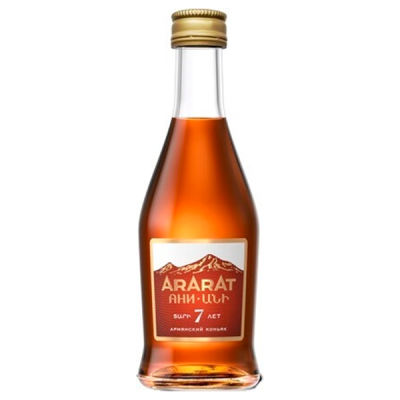 Коньяк Арарат Ани 7 лет 40% 0,05 л фото