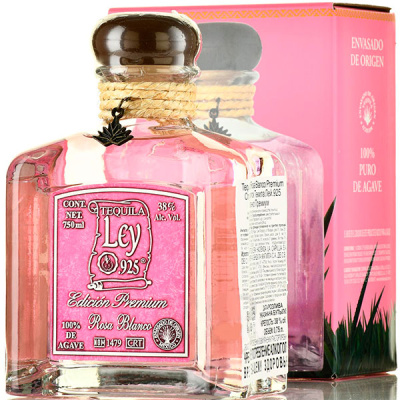 Текила Лей 925 Эдисьон Премиум Роса Бланко 38% 0,75 л в п/у фото