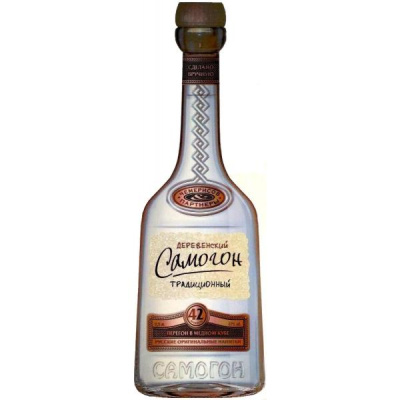 Самогон Деревенский Самогон Традиционный 42% 0,5 л фото