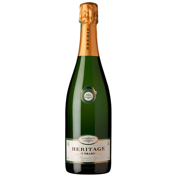 Вино игристое Марк Бредиф Эритаж Традисьон Брют Креман де Луар белое 12,5% 0,75 л фото