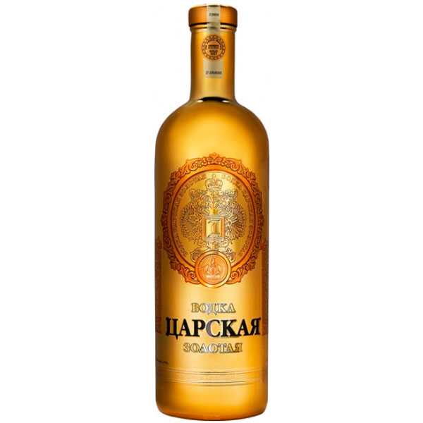 Водка Царская Золотая 40% 1 л фото