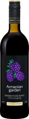 Плодовое вино Армениан Гарден Ежевичное красное полусладкое 12% 0,75 л фото