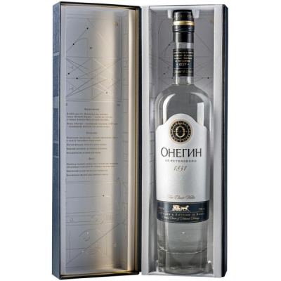 Водка Онегин 40% 0,7 л в п/у фото