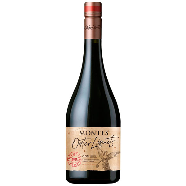 Вино Монтес Аутер Лимитс КГМ Кариньян Гренаш Мурведр Долина Кольчагуа 2021 красное сух 14,5% 0,75 л фото