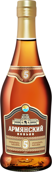 Бренди Востан Армянский 5 Лет 40% 0,5 л фото