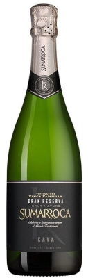 Вино игристое Сумаррока Гран Ресерва Брют Натюр Кава 2021 белое экстра брют 12% 0,75 л  фото