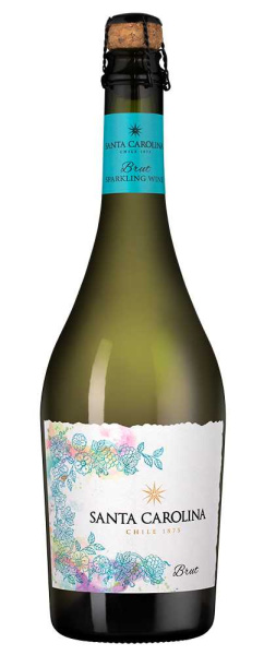 Вино игристое Санта Каролина Брют 2024 Белое Брют 12% 0,75 л фото