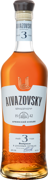 Бренди Айвазовский 3 Года 40% 0,5 л фото
