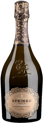 Вино игристое Ле Манзане Спринго Голд Вальдобьядене Супериоре ди Картицце белое сухое 11,5% 0,75 л фото
