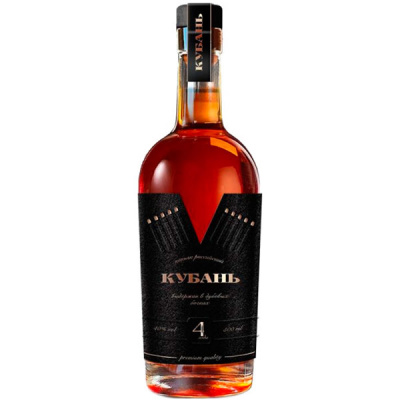 Коньяк Кубань 4 года 40% 0,5 л фото