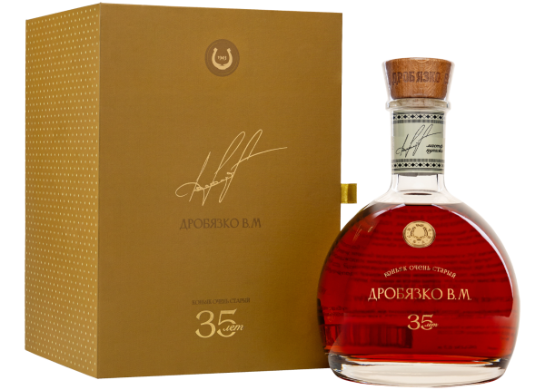 Бренди Дробязко В.М. 35 лет в п/у 42% 0,7 л фото
