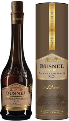 Кальвадос Бюснель ХО 12 лет Пэи д'Ож 43% 0,7 л в тубе фото
