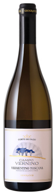 Вино Джеографико Кампо Вернино Верментино Тоскана 2023 белое сухое 12,5% 0,75 л фото