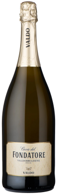 Вино игристое Вальдо Кюве дель Фондаторе Вальдоббьядене Миллезимато 2022 Белое Брют 12% 1,5 л фото
