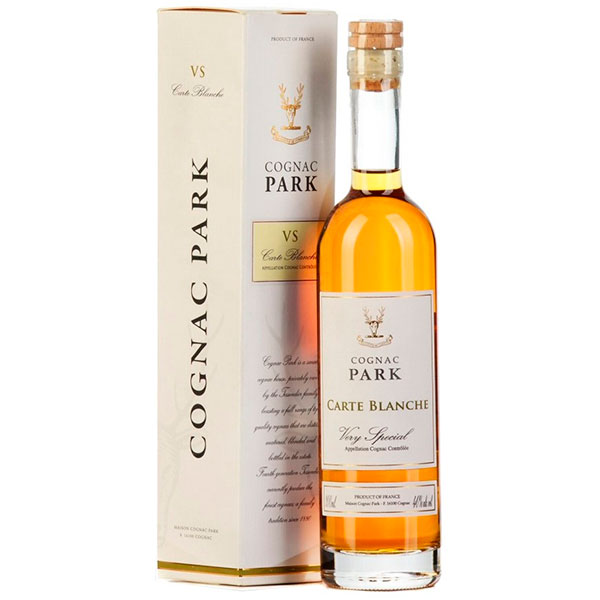 Коньяк Парк Карт Бланш ВС 40% 0,2 л в п/у фото