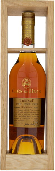 Арманьяк Кле де Дюк Трилогия 1987 1973 1999 42,4% 0,7 л в дер. кор. фото