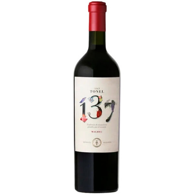 Вино Гран Тонель 137 Мальбек Мендоса 2020 красное сухое 13,5% 0,75 л фото