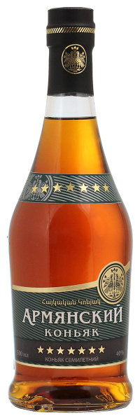 Коньяк Прошянский Армянский 7 лет 2014 40% 0,5 л фото