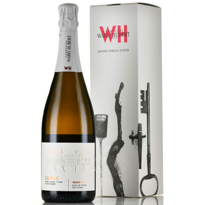 Вино игристое Варис Юбер Лилиаль Гран Крю Шампань белое экстра брют 12% 0,75 л в п/у фото
