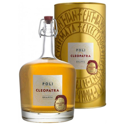 Граппа Поли Клеопатра Амароне Оро 40% 0,7 л в тубе фото