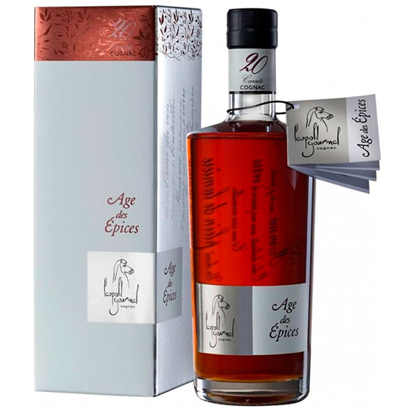 Коньяк Леопольд Гурмель Аж дез Эпис Фэн Буа 43% 0,7 л в п/у фото