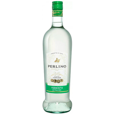 Вермут Перлино Экстра Драй Белый Полусухой 15% 1 л фото