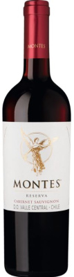 Вино Монтес Ресерва Каберне Совиньон Центральная Долина 2023 красное сухое 14% 0,75 л фото