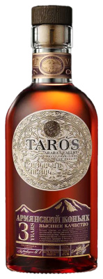 Коньяк Тарос 3 года 2016 40% 0,25 л фото
