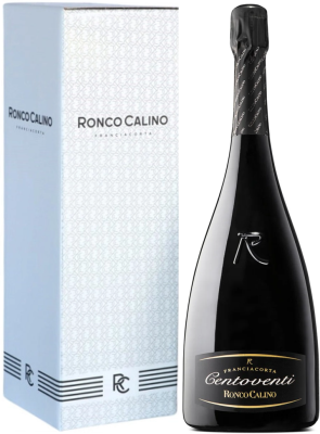 Вино игристое Ронко Калино Чентовенти Франчакорта Экстра Брют Ризерва в п/у 2010 Белое Экстра Брют 13% 1,5 л фото