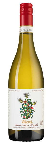 Вино игристое Вьетти Москато д'Асти Винт 2024 Белое Сладкое 5% 0,75 л фото